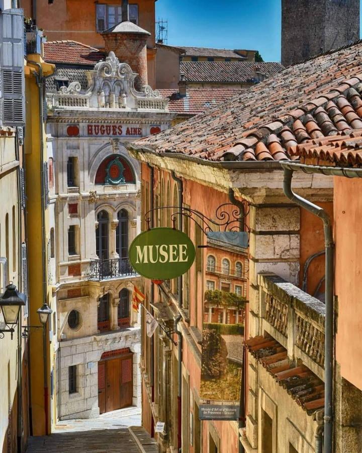 Romeo Charmant Studio Centre Historique Grasse Apartment ภายนอก รูปภาพ