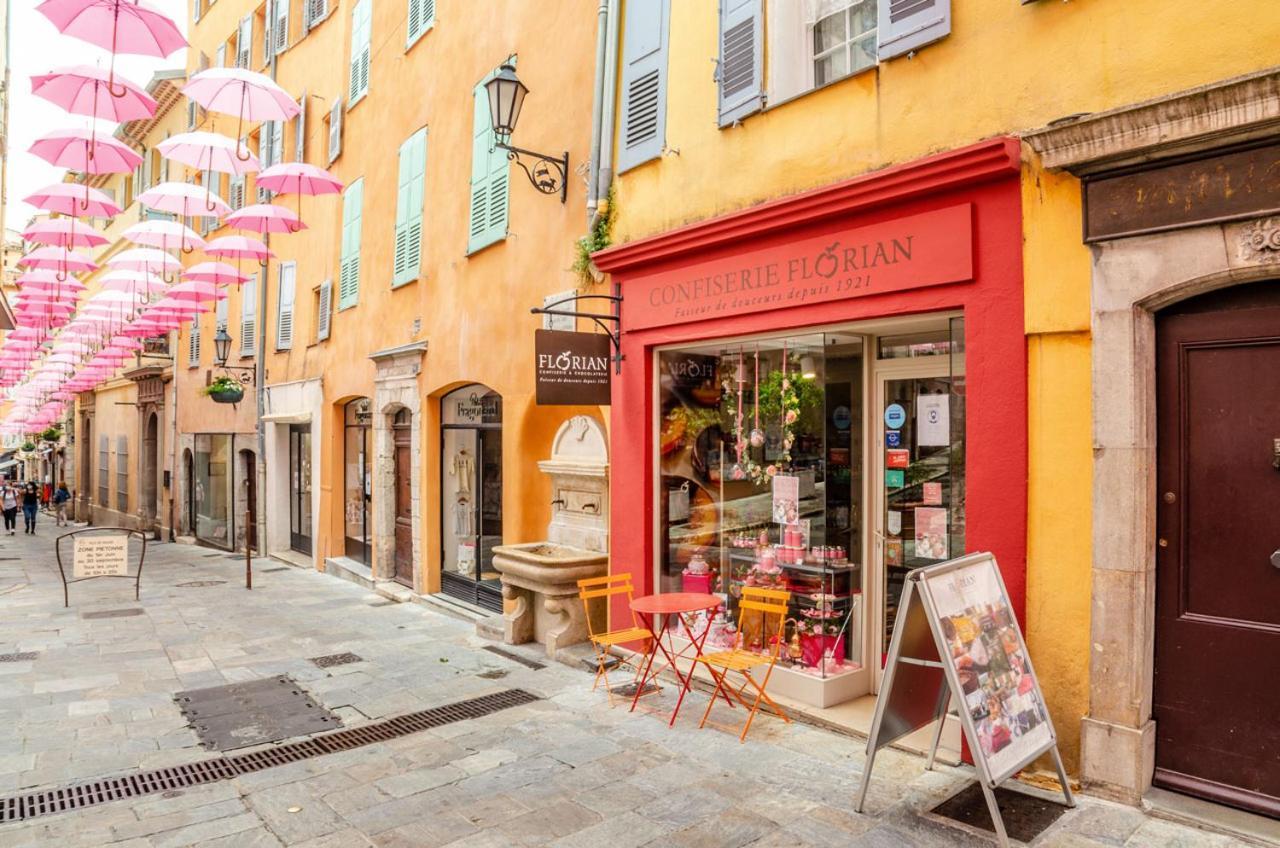 Romeo Charmant Studio Centre Historique Grasse Apartment ภายนอก รูปภาพ